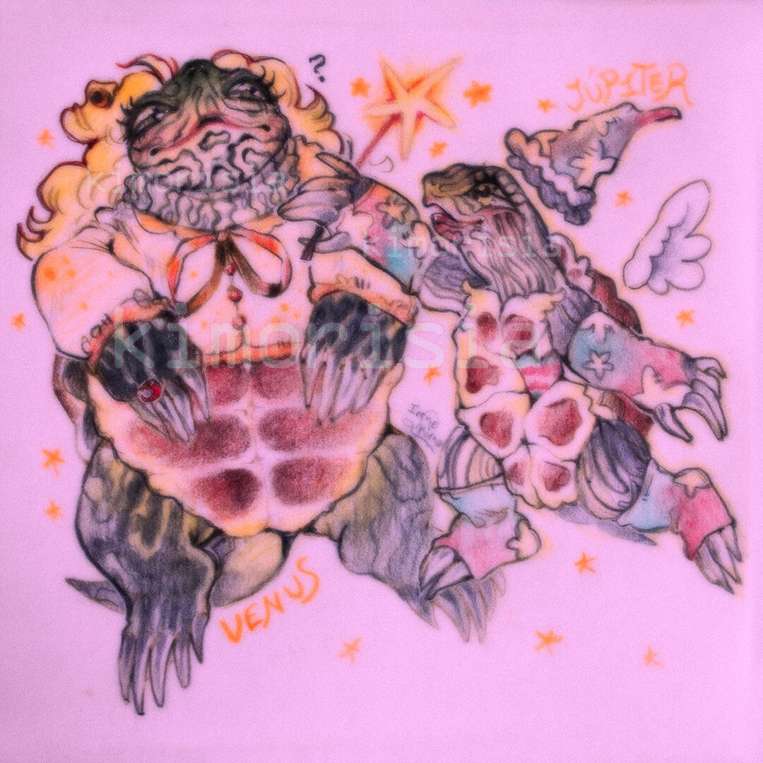 Cute Animals: 15€ / Each xtra character +10€ (Watercolor/Color pencils)